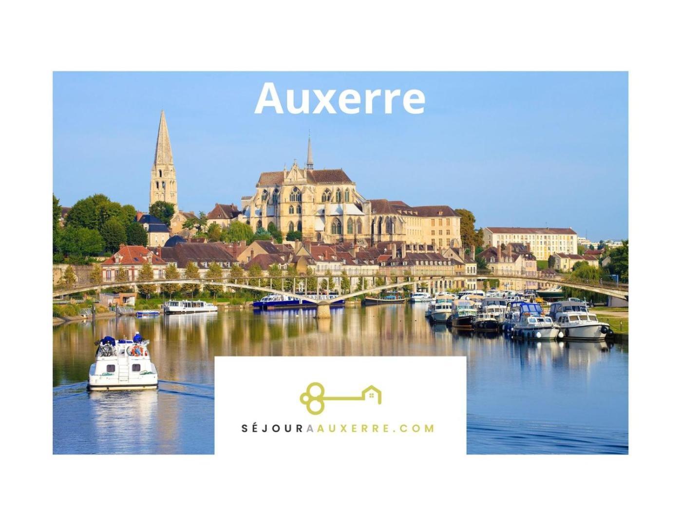 Le Repere Des Sommeliers - Sejour A Auxerre Apartment Екстериор снимка